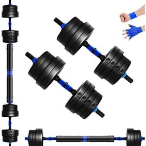 WYJW Haltères Set Haltères Body Workout Home Gym Fitness Réglable