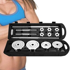 ZhiLianZhao Kit Halteres Musculation Reglable, Haltères Musculation