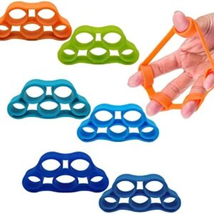 MAX COOK 6 Pièces Doigt Force Trainer Bande de Résistance Musculation