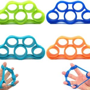 Muscleur de Main Doigt 4pcs Civière de Doigt Exerciseur de Doigts