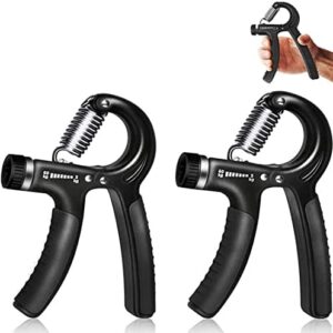 Muscleurs de Main Pince à Main, 2 Pièces Musculation Main Saisir,