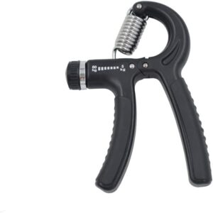 Pince Poignée Ajustable Entraîneur de Doigts Noir Exercice Poignée