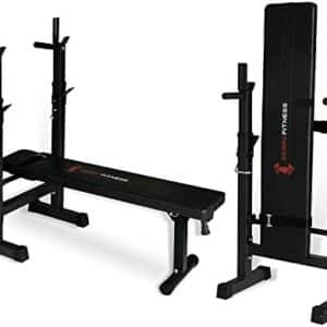 CCLIFE Banc de Musculation Pliable, Banc Réglable Multifonction, Banc