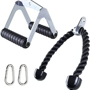 PELLOR Corde Triceps Musculation Facile Saisir Antidérapant Poignées