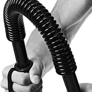 Power Twister Professionnel Barre à Ressort pour la Musculation des