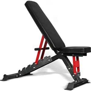 DICOINA Banc de Musculation 1330LBS Lit d'haltérophilie réglable, Banc