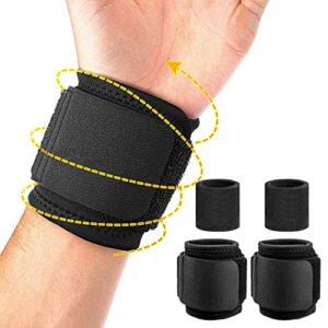 Wrist Wraps Serre Poignets Bracelets poignet tennis 4 Pièces pour