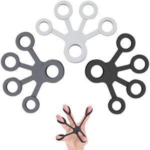 NATEE Lot de 3 Bande de Résistance Poignées Tension Main Exerciseur