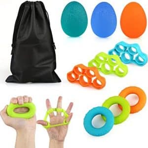 NEWSTYLE Balle reeducation Main, Anneaux de préhension à et Bandes de