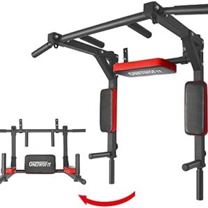 ONETWOFIT Barre de Traction à Montage Mural Multifonctionnelle,