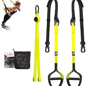 RHINOSPORT Sangles de Suspension Kit d'entraînement avec Crochet de