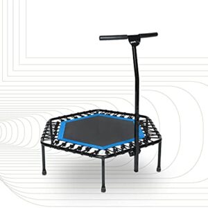 SportPlus| Modèle 2022 | Trampoline intérieur fitness, avec barre de