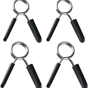 PROVO Lot de 4 Pinces À Ressorts pour Poids Haltères Stop Disque À
