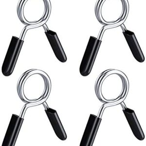 Rhino Valley Pinces à Ressort pour Haltères, Clips à Ressort de