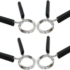 THETAG Pince Haltere, 4 Pcs 28mm Pinces à Ressort pour Haltères,