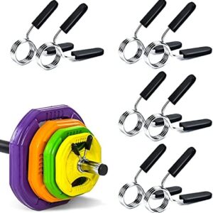 THEXIU Pinces À Ressorts pour Haltères 8 Pièces Printemps Pince Clips