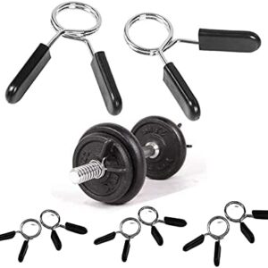 XLKJ 8pcs Pince Haltere, Pince à Ressort Musculation, Pince à Ressort