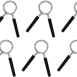 ZHIQIN 6 Pcs Haltère Pince Pince à Ressort Clips Haltérophilie Clamps