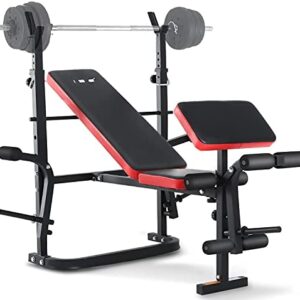 ISE Banc de Musculation Complet Multifonction, Bancs de Musculation