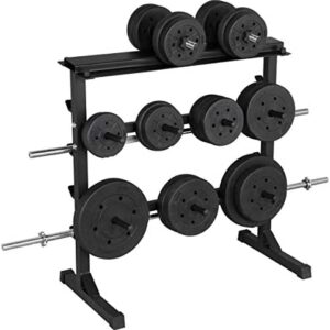 Yaheetech Support pour Haltères Support de Poids Repose Haltères pour