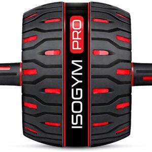 ISOGYM Ab Roller PRO – Base large – La roue abdominale la plus robuste