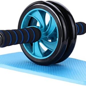 Mitavo roue abdominale, roue fitness, roue AB avec tapis pour les