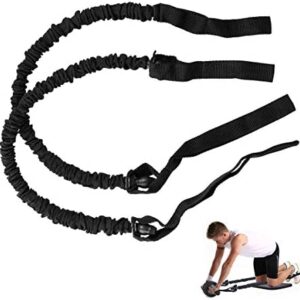 Surplex 1 Paire de Roue abdominale à tirer avec corde de traction pour