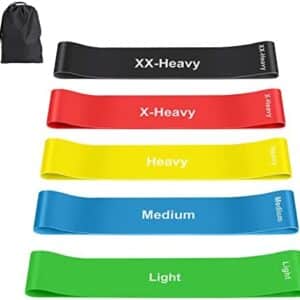 Bande Élastique Fitness, [Lot de 5] Bande de Résistance Élastique, 5