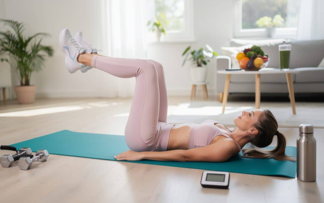 découvrez l’exercice 'jambes en tablette', une méthode efficace pour éliminer la graisse abdominale et renforcer vos abdominaux rapidement et durablement.