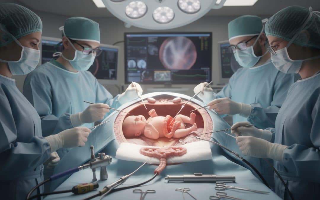 découvrez la première mondiale d'une intervention chirurgicale révolutionnaire réalisée in utero sur un fœtus atteint d'une malformation intestinale, offrant un espoir inédit pour la médecine prénatale.