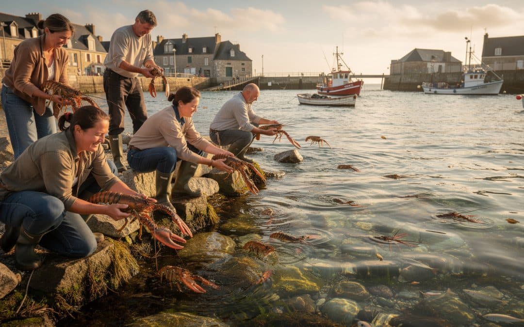 au croisic, découvrez comment la libération des femelles homards contribue à la préservation des populations en déclin, un geste essentiel pour maintenir l'équilibre marin et soutenir la biodiversité locale.