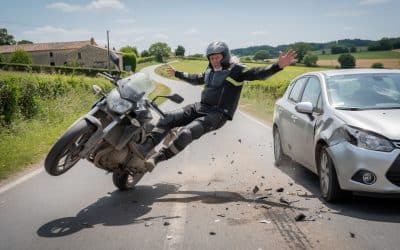 Un septuagénaire projeté de sa moto après une collision avec une voiture en Tarn-et-Garonne