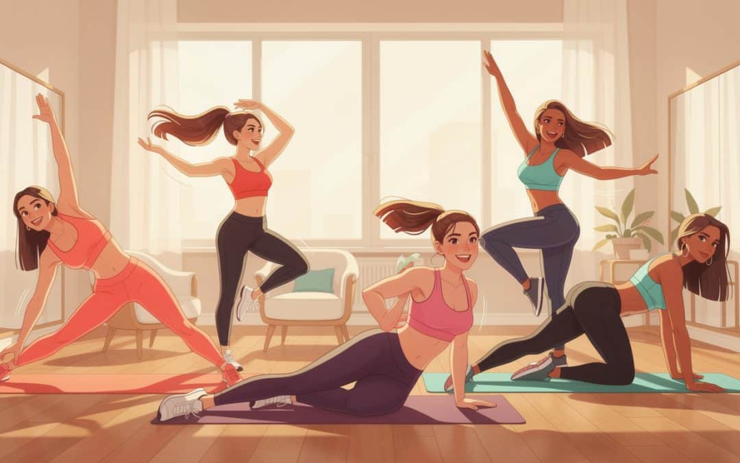 découvrez 6 exercices dynamiques qui combinent pilates, danse et gainage pour un ventre plat en s'amusant. améliorez votre forme tout en prenant plaisir à bouger !